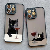 Funny Cat Daily Life Phone Cas
